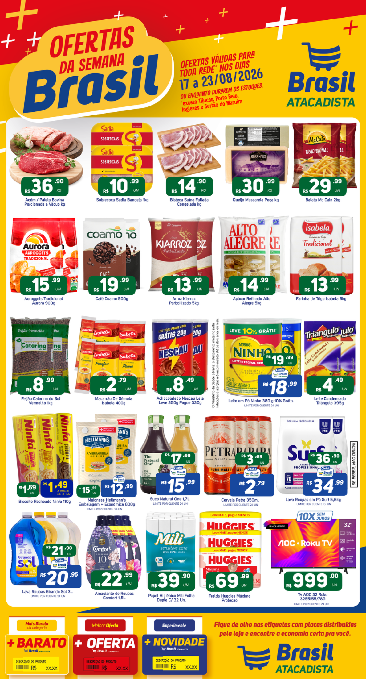 Encarte de supermercado Brasil Atacadista — Araquari
