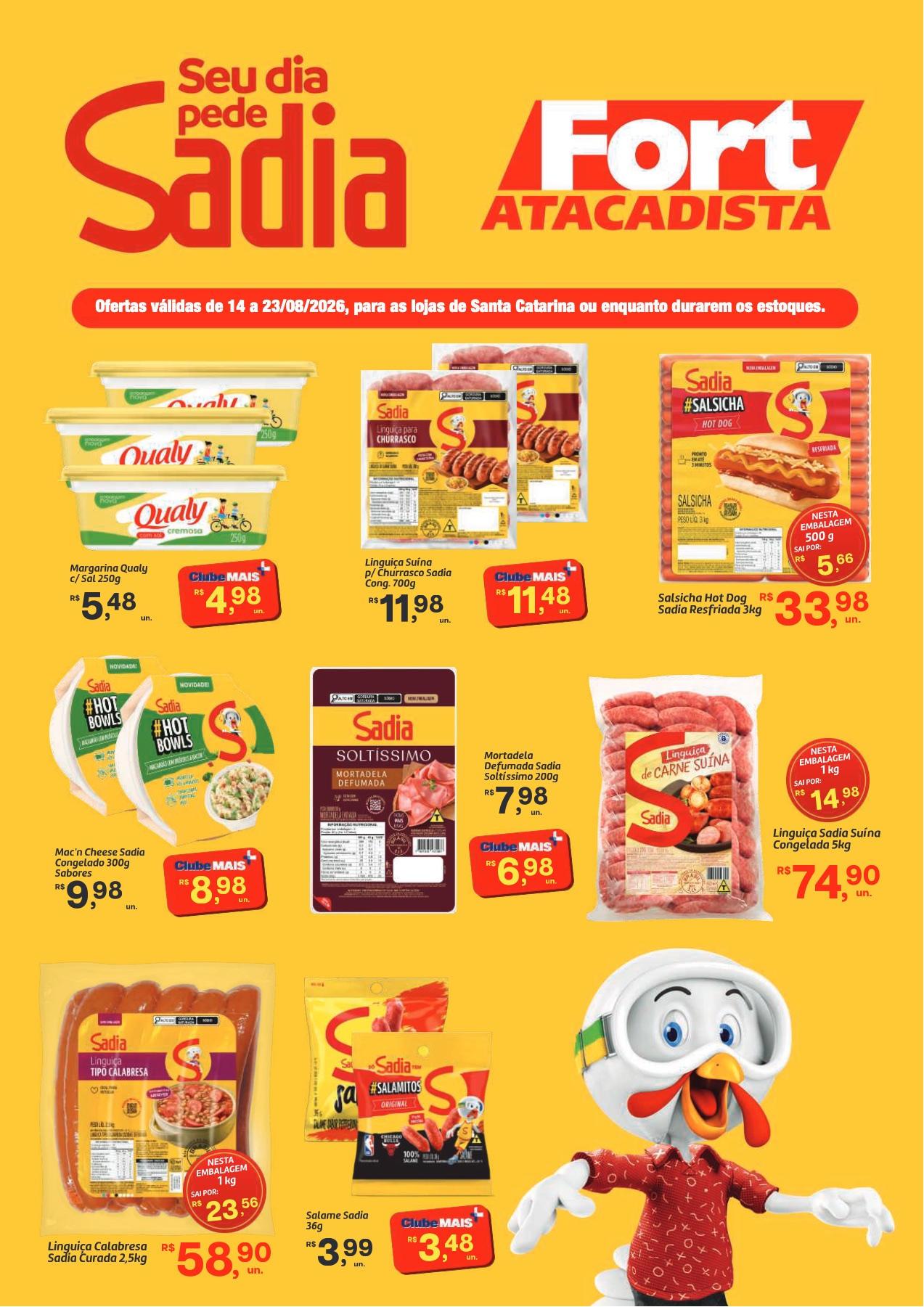 Encarte de supermercado Fort Atacadista em Biguaçu