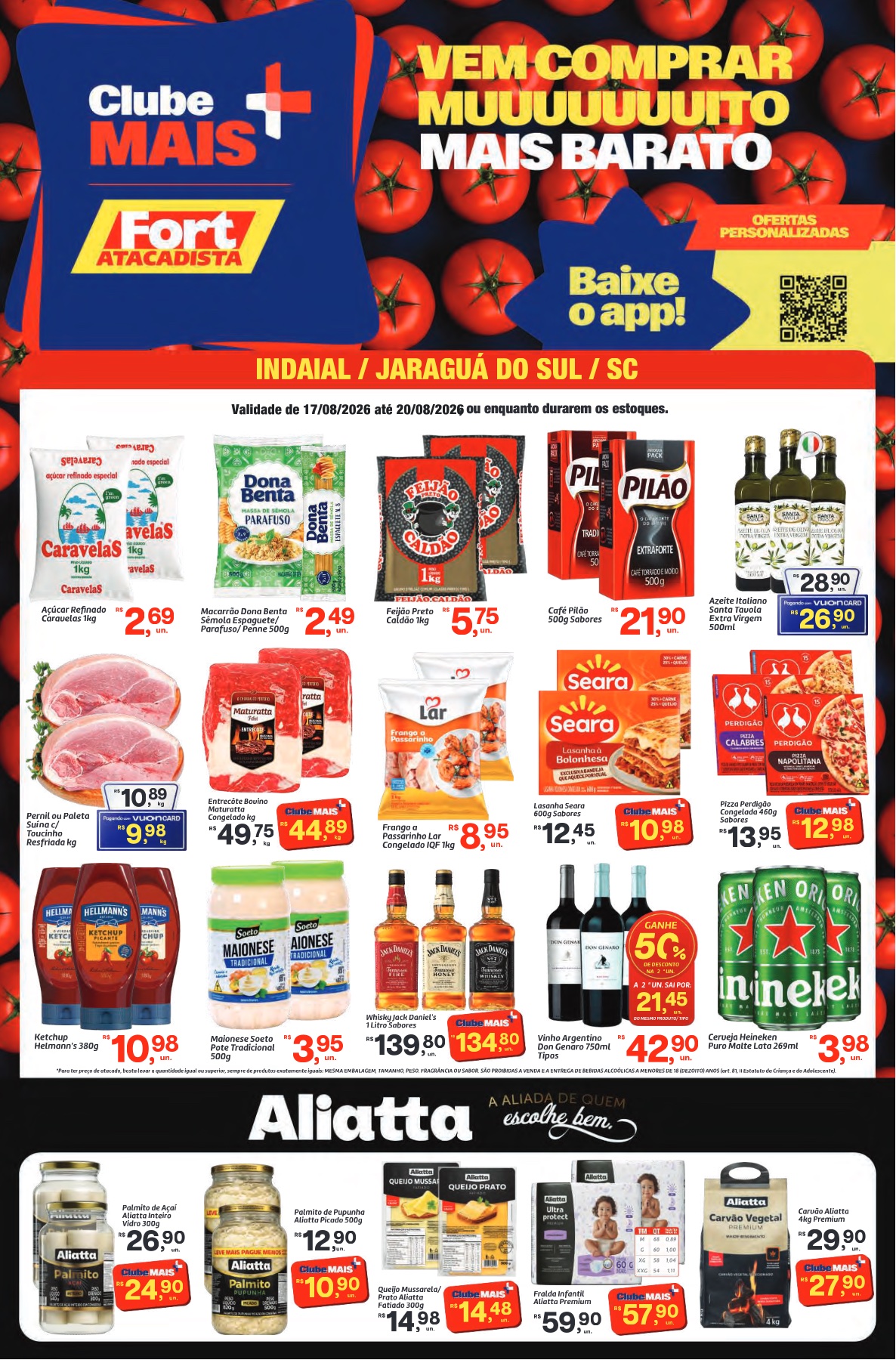 Encarte de supermercado Fort Atacadista em Indaial