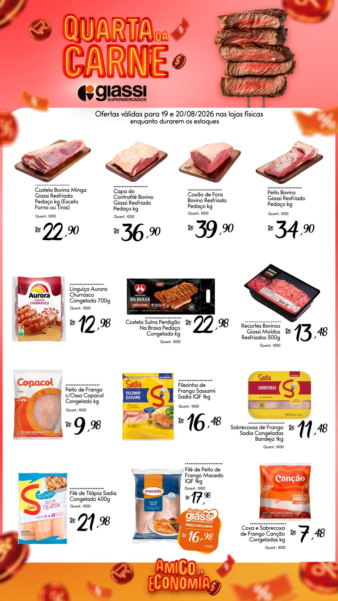 Encarte de supermercado Giassi — Araranguá