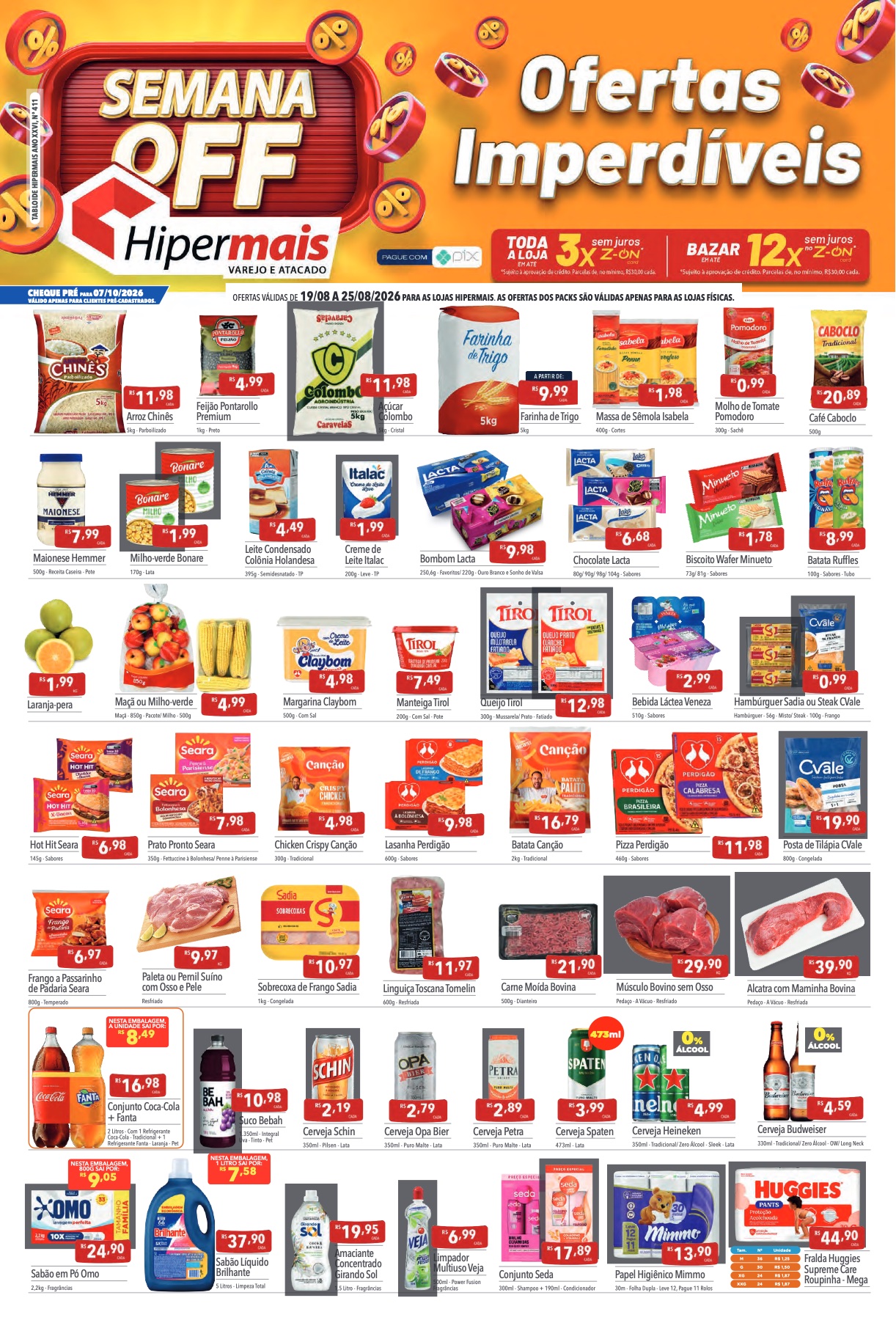 Encarte de supermercado Hiper Mais — Araquari