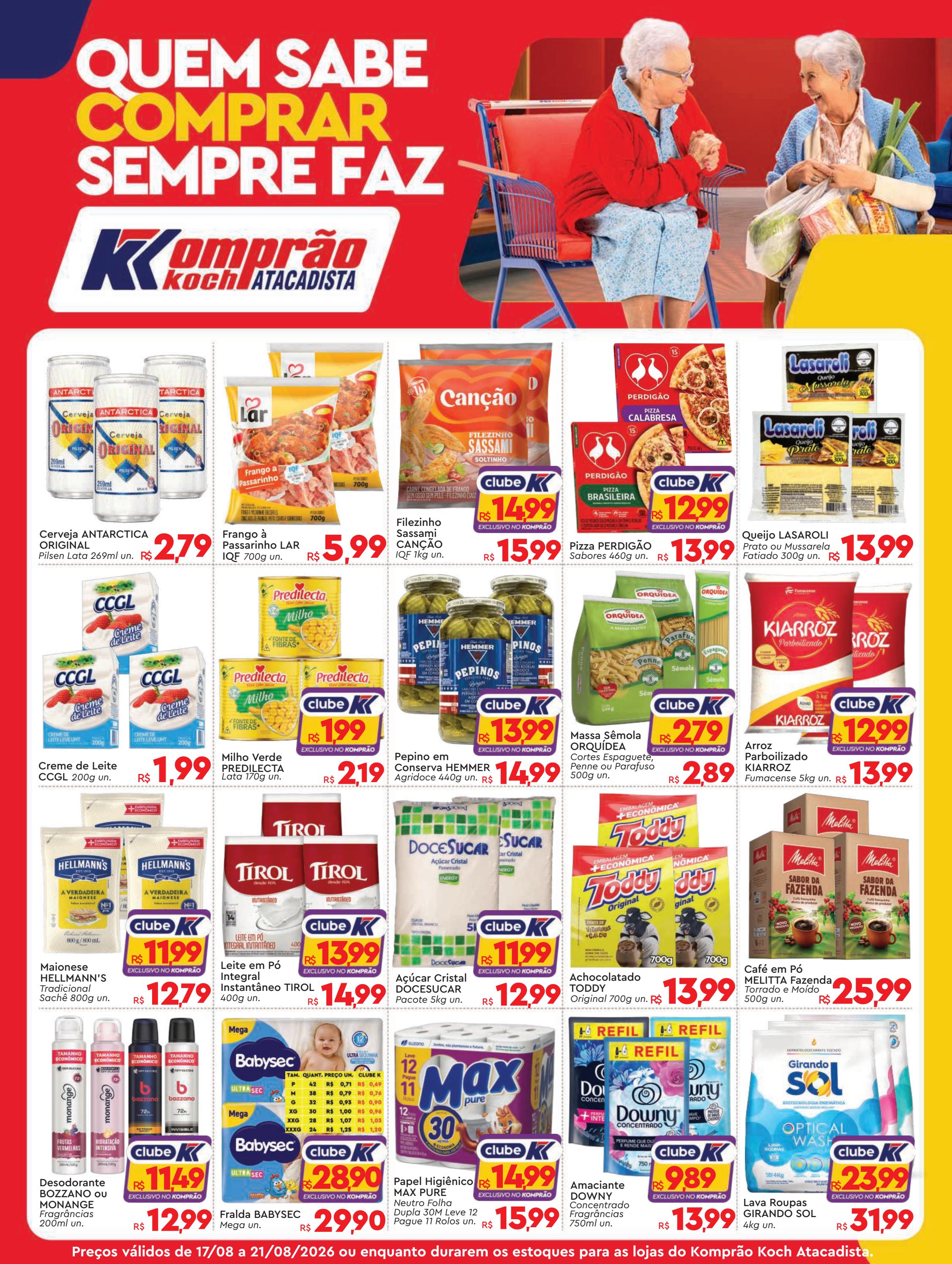 Encarte de supermercado Komprão em Araquari