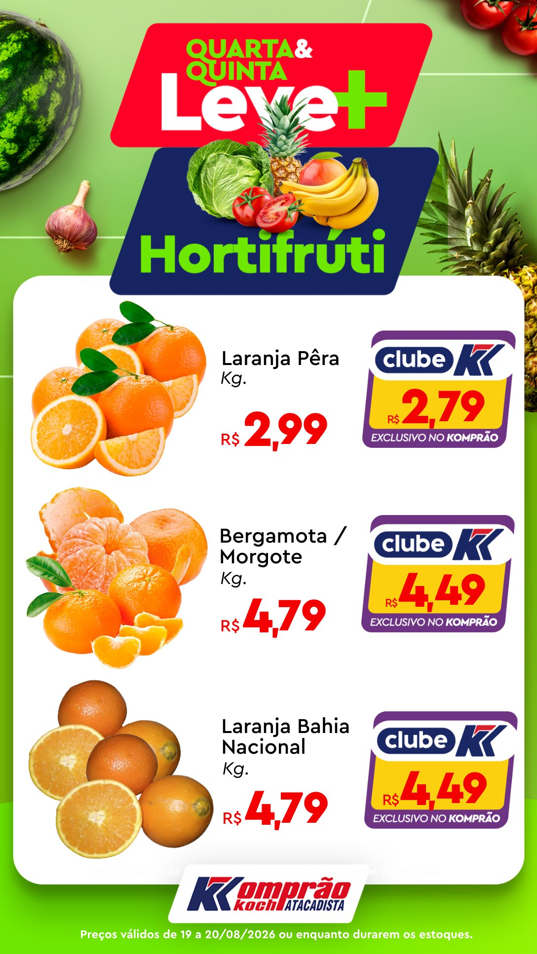 Encarte de supermercado Komprão — Araquari