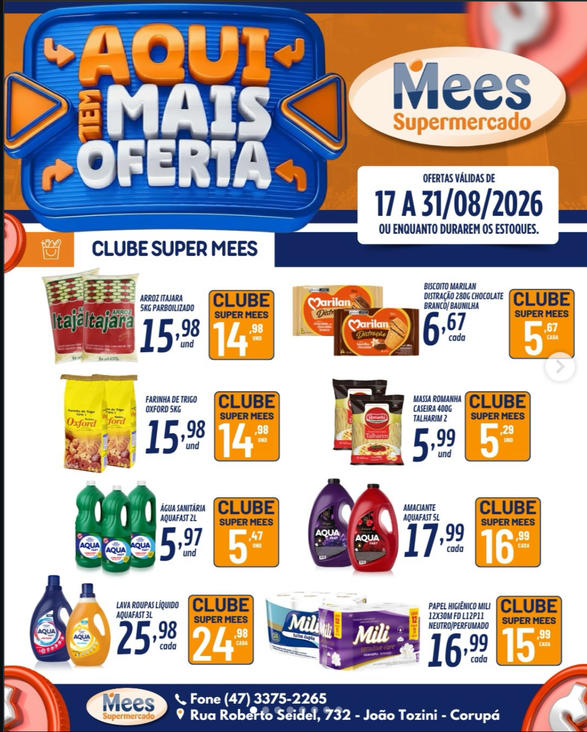 Encarte de supermercado Supermercado Mees — Corupá