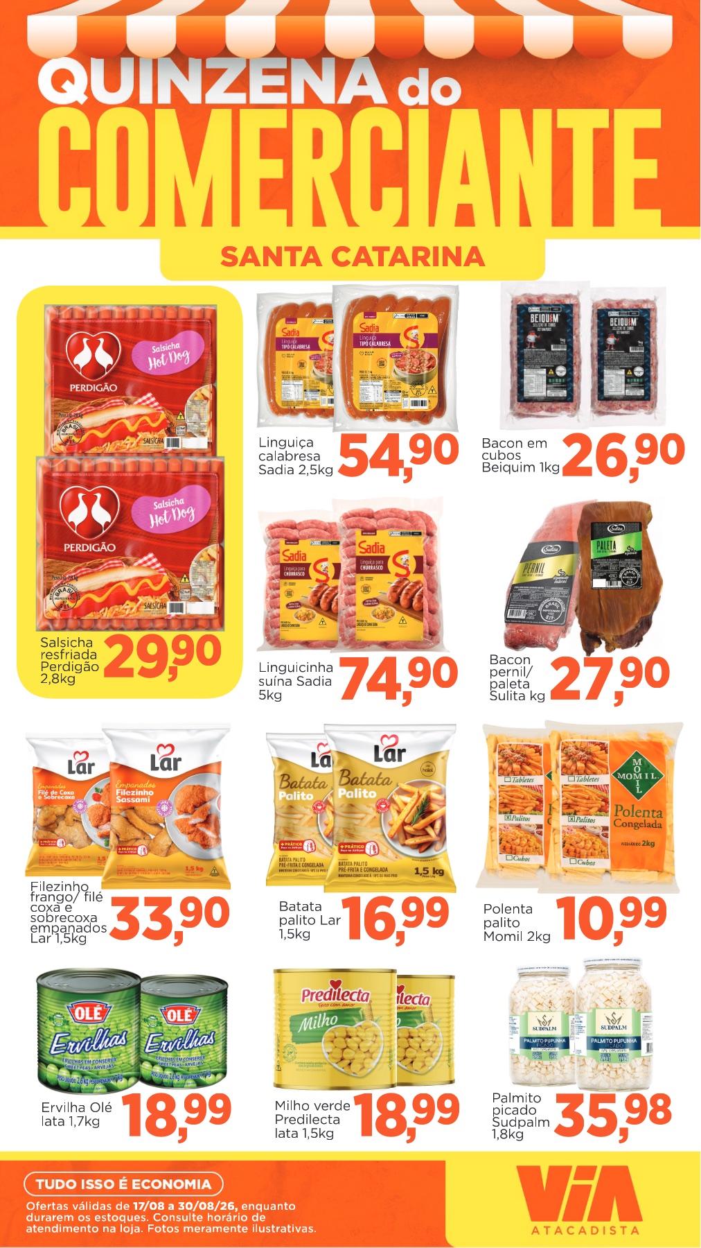 Encarte de supermercado Via Atacadista — Caçador