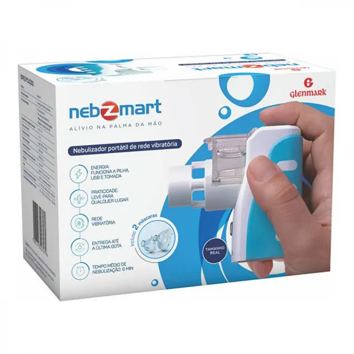 Nebulizador Nebzmart Portatil Glenmark