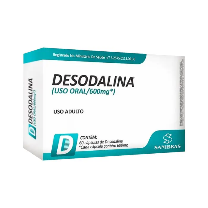Desodalina Capsulas Sanibras 60x0.6g