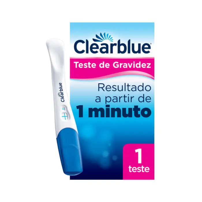 Teste de Gravidez Plus Deteccao Rapida Teste Rápido Clearblue