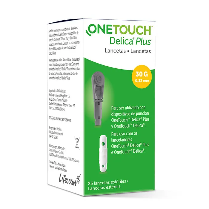 Lancetas One Touch Delica Plus Onetouch