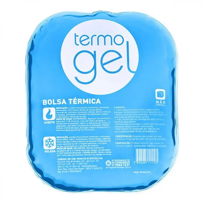Bolsa Térmica Crystal Azul Termogel 510ml