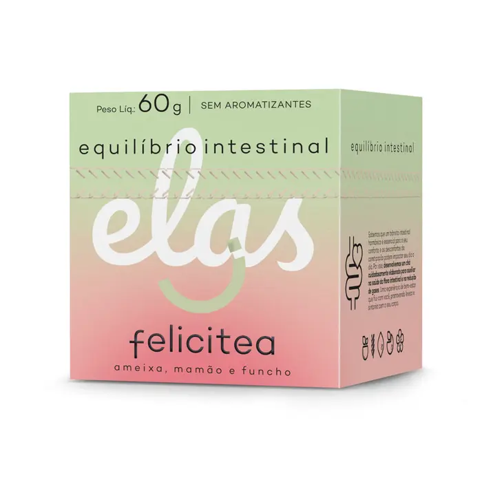 Chá Equilibrio Intestinal 15 Saches Felicitea 60g