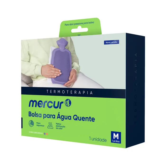 Bolsa para Agua Quente Termoterapia M Lilas com Mercur 1.4L