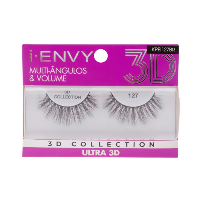 Cilios Posticos New York I Envy 3d Ultra 127 Kiss