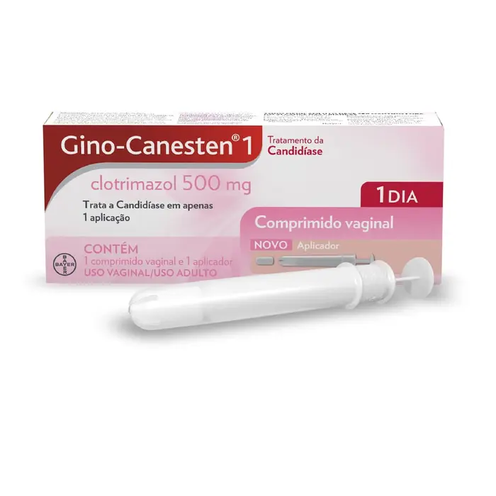 Tratamento da Candidíase 1 Comprimido Vaginal Gino Canesten