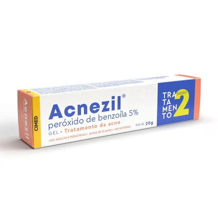 Gel Tratamento Antiacne com Peroxido Benzoila Acnezil 20g