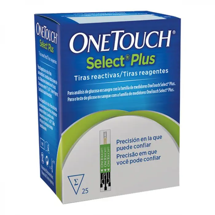 Onetouch Select Plus 25 Tiras Teste Johnson&johnson