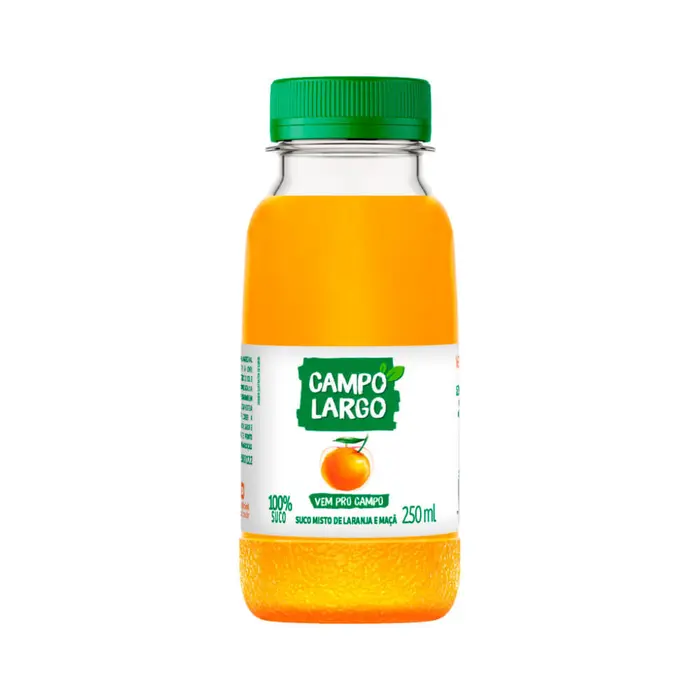 Suco Laranja e Maca Campo Largo 250ml