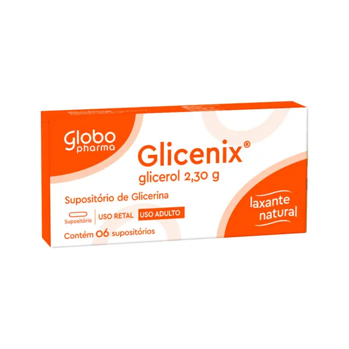 Glicenix Supositorio de Glicerina Adulto Globo Pharma 6x2.3g