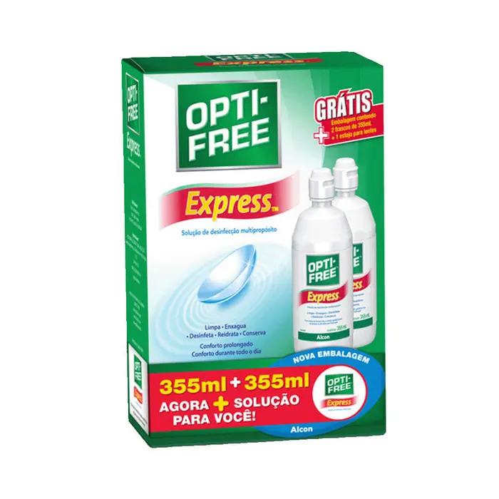 Express Solucao + Estojo Especial Opti Free 355ml
