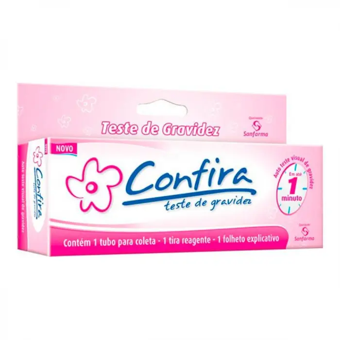 Teste de Gravidez Confira Sanfarma 1un