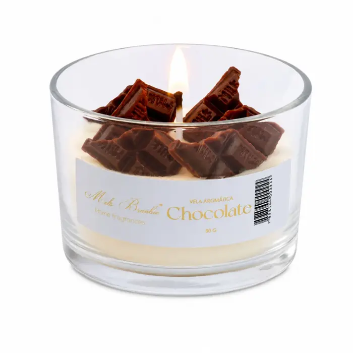 Vela Aromatica Chocolate Mels Brushes 80g