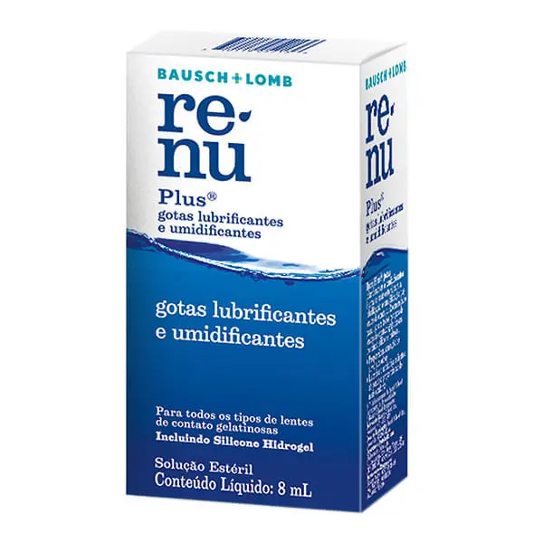 Renu Plus Gotas Umidificantes Bausch Lomb 8ml