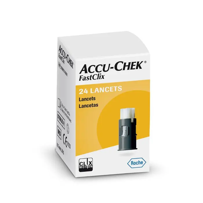 Lanceta Fastclix Accu-Chek 24un