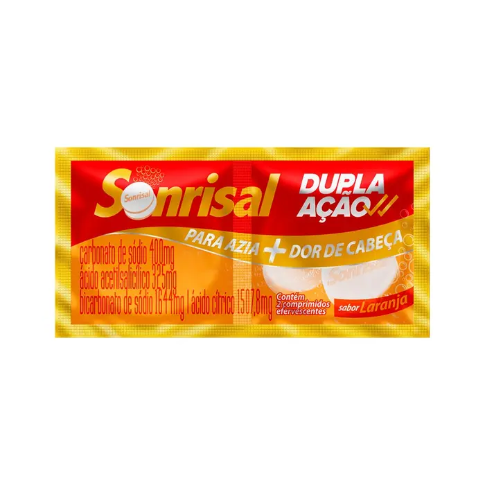 Sabor Laranja Comprimidos Efervescentes Sonrisal