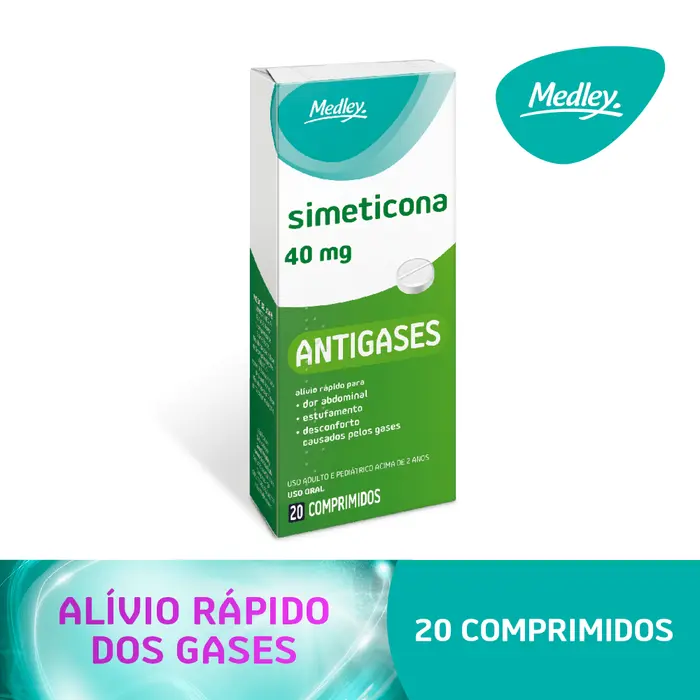 Simeticona Comprimidos Medley 20x0.04g