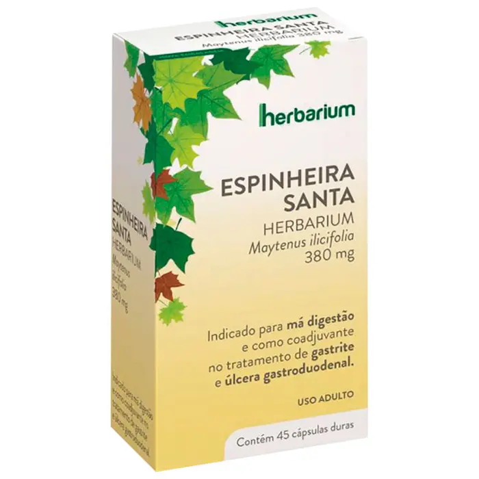 Espinheira Santa Cápsulas Herbarium 45x0.38g