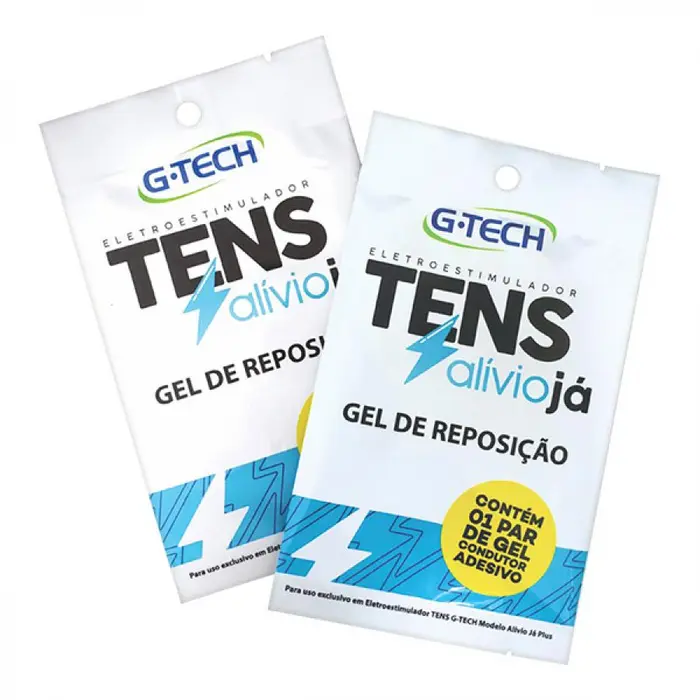 Gel de Reposição para Eletroestimulador Tens Alívio Já 1 Par G-Tech