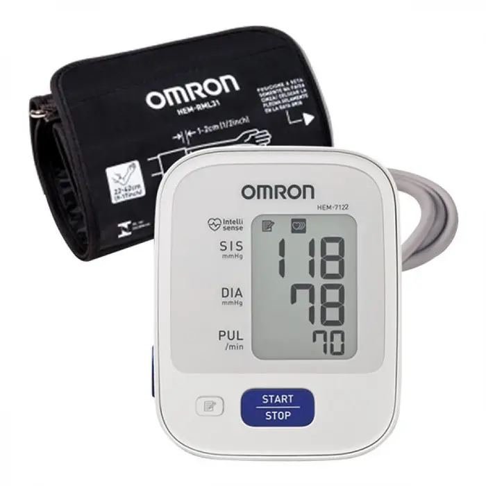 Monitor de Pressão Automático de Braço Hem7122 Omron