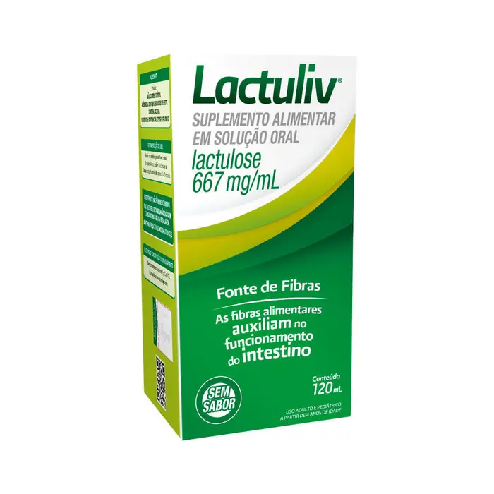 Lactuliv Solucao Oral /ml sem Sabor Legrand 120ml
