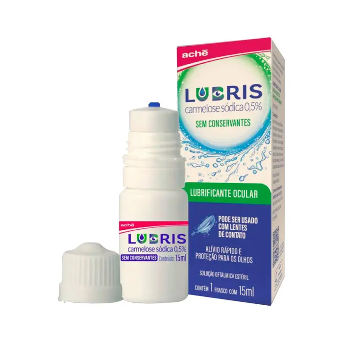 Lubris Solucao Oftalmica 0,5% Ache 15ml