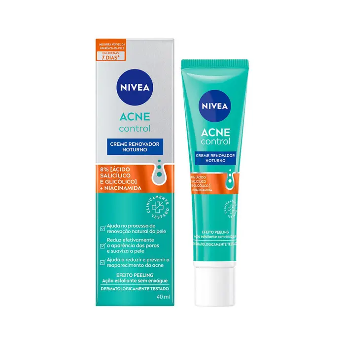 Creme Renovador Noturno Acne Control Nivea 40ml