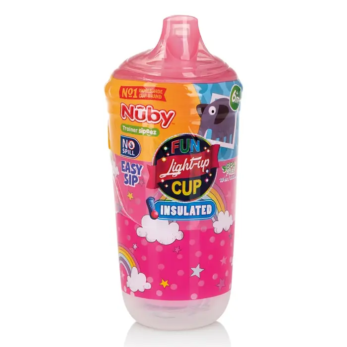 Copo Termico Pisca Pisca Rosa Nuby 300ml