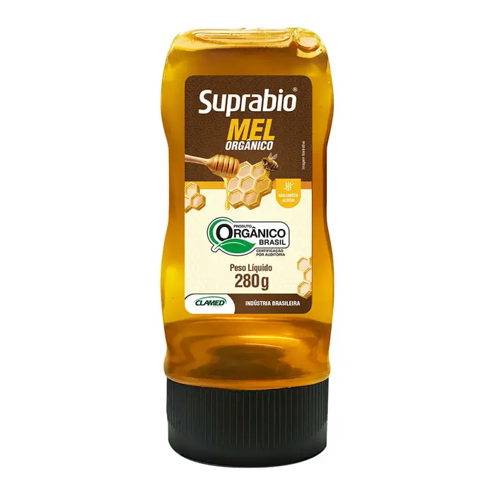 Mel Orgânico em Suprabio Bisnaga 280g