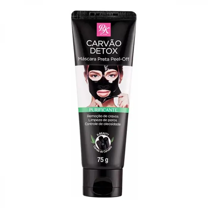 Máscara New York Peel Off Carvão Detox Preta Kiss 75g