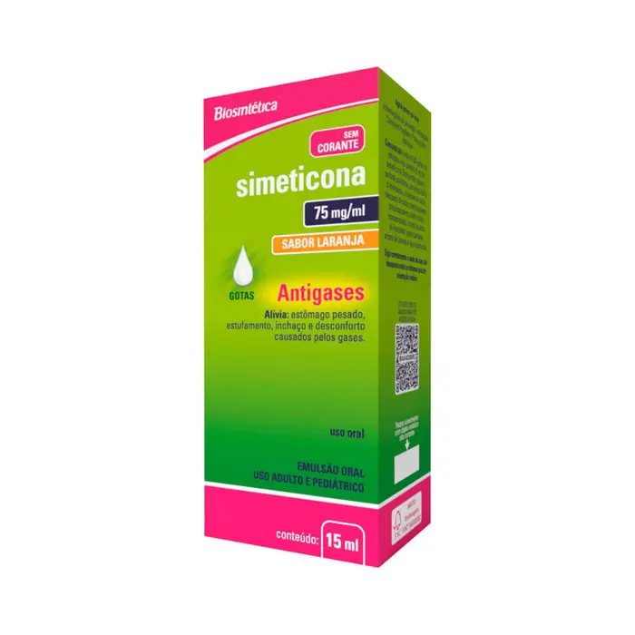 Simeticona Emulsao Oral /ml Laranja Biosintetica 15ml