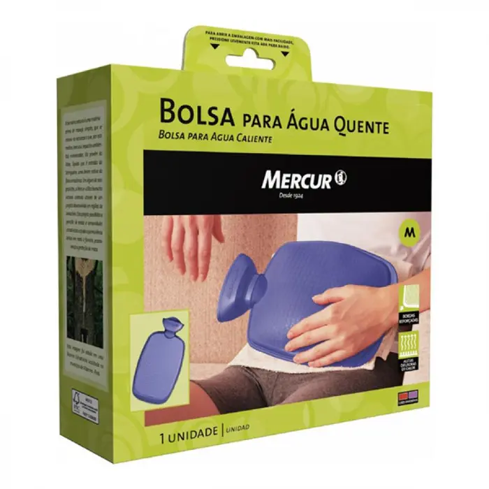 Bolsa para Água Quente Lilás Média Mercur 1.4L