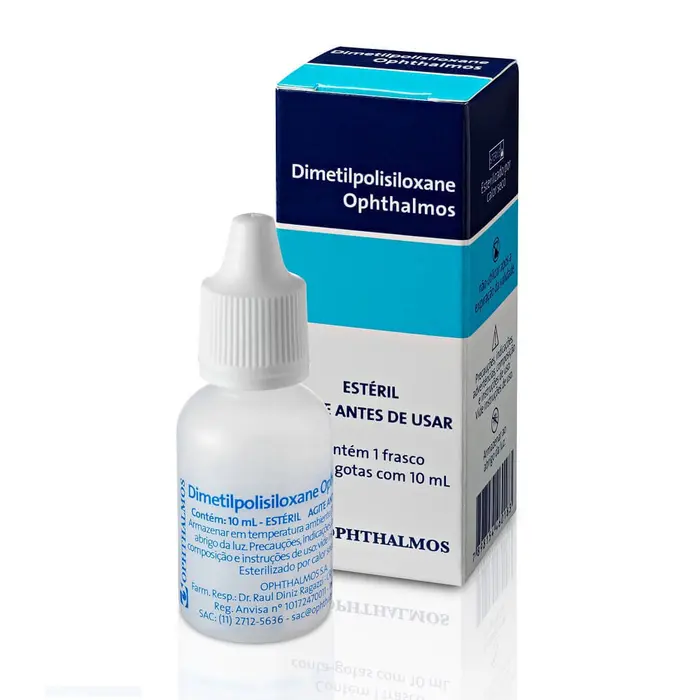 Dimetilpolisiloxane Colírio Ophthalmos 10ml
