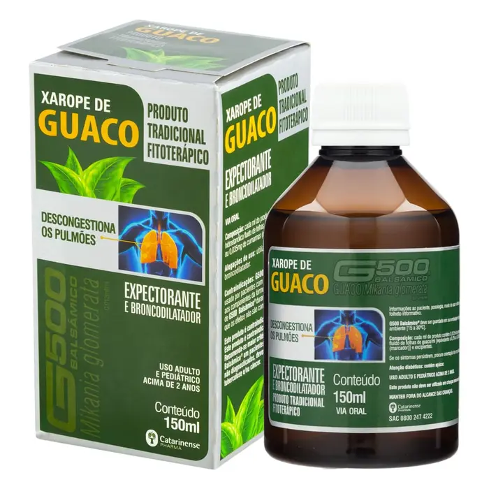 Xarope de Guaco G500 Balsâmico Catarinense Pharma 150ml