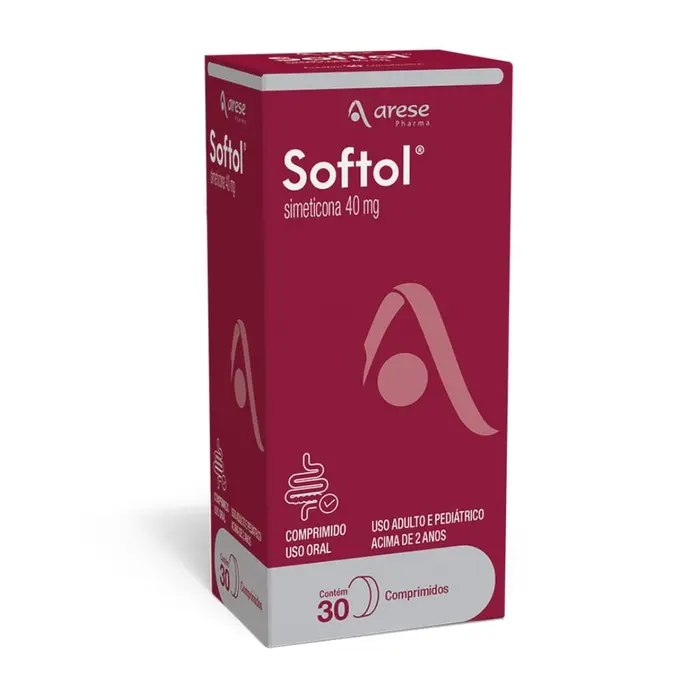 Softol Simeticona Comprimidos Arese Arese Pharma 30x0.04g