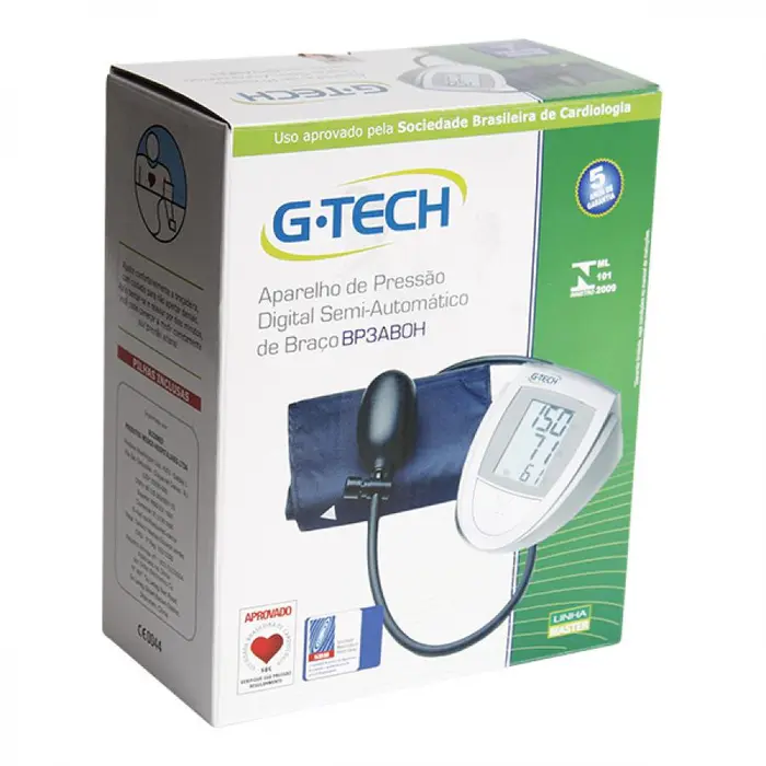 Aparelho Pressão Digital Semi Automático G-Tech