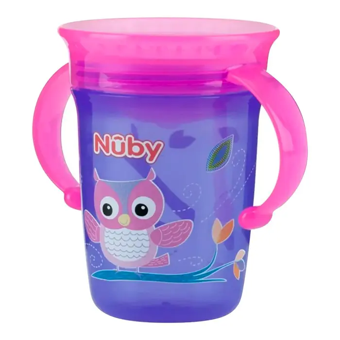Cop com Alca 360 Lilas Nuby 240ml
