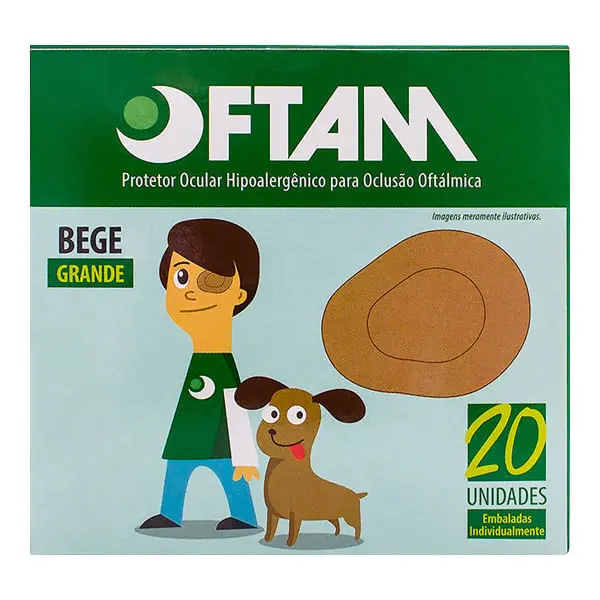 Protetor Ocular Grande com Oftam 20x20un