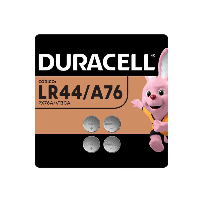 Pilha Botão Lr44/a76 com Duracell 4x4un
