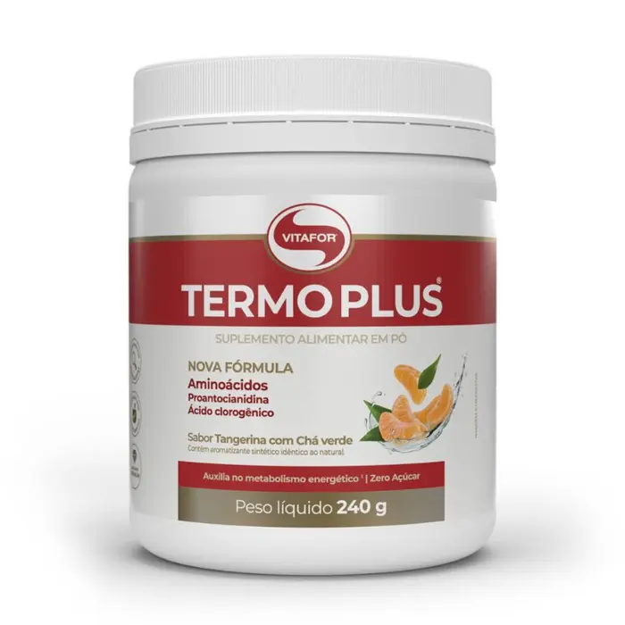 Termo Plus Tangerina Chá Verde Vitafor 240g