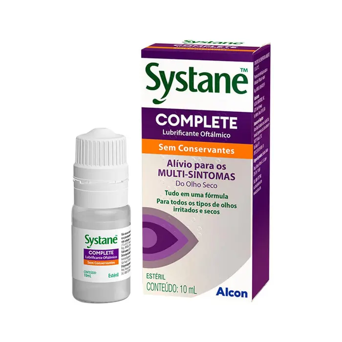 Complete sem Conservantes Lubrificante Oftalmico Systane 10ml