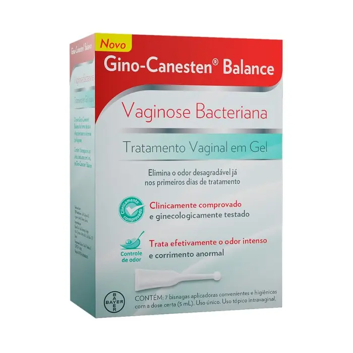Tratamento de Vaginose Bacteriana Gino Canesten Balance Bayer